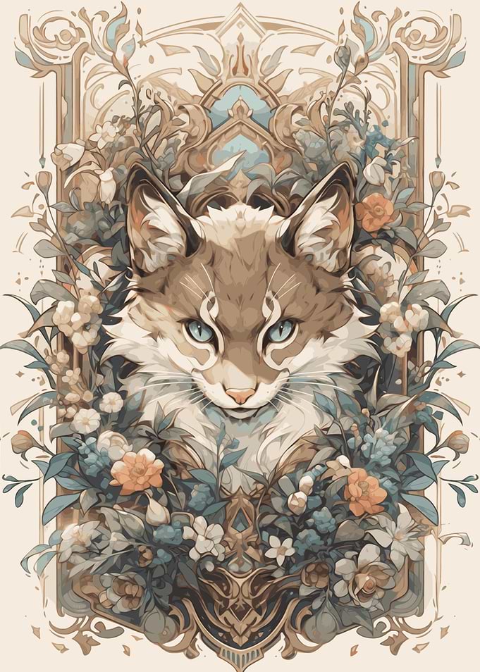Floral Whisker Haven