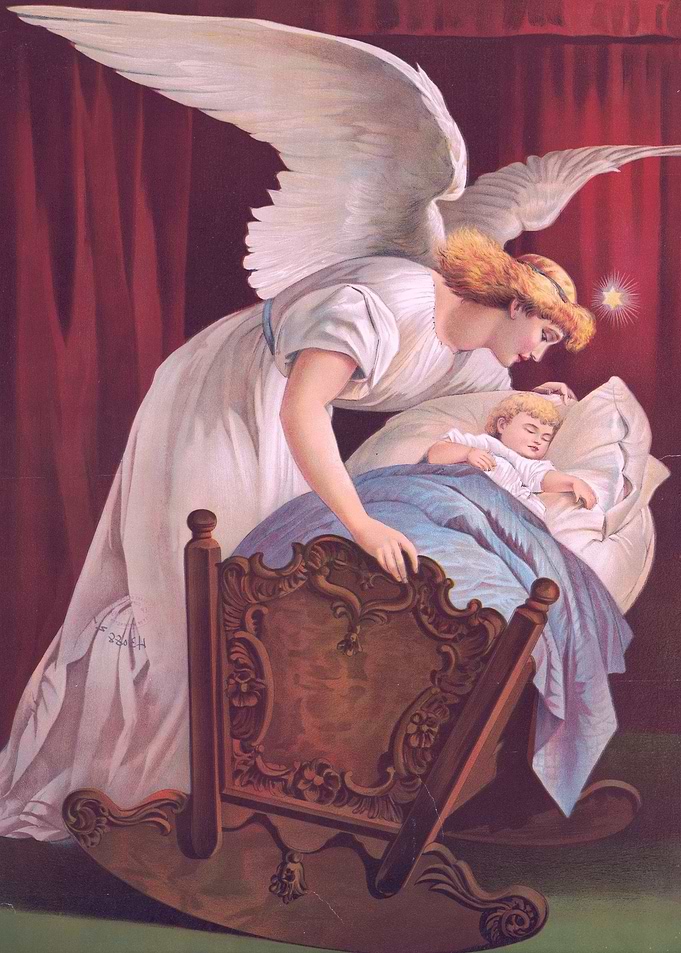 Angel Watching Over Baby