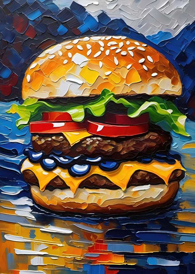 The Burger Abstract