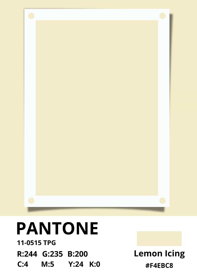 PANTONE Lemon Icing