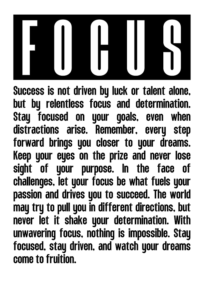 Focus