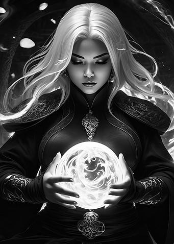 The True Wizard BW