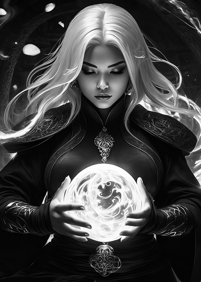The True Wizard BW