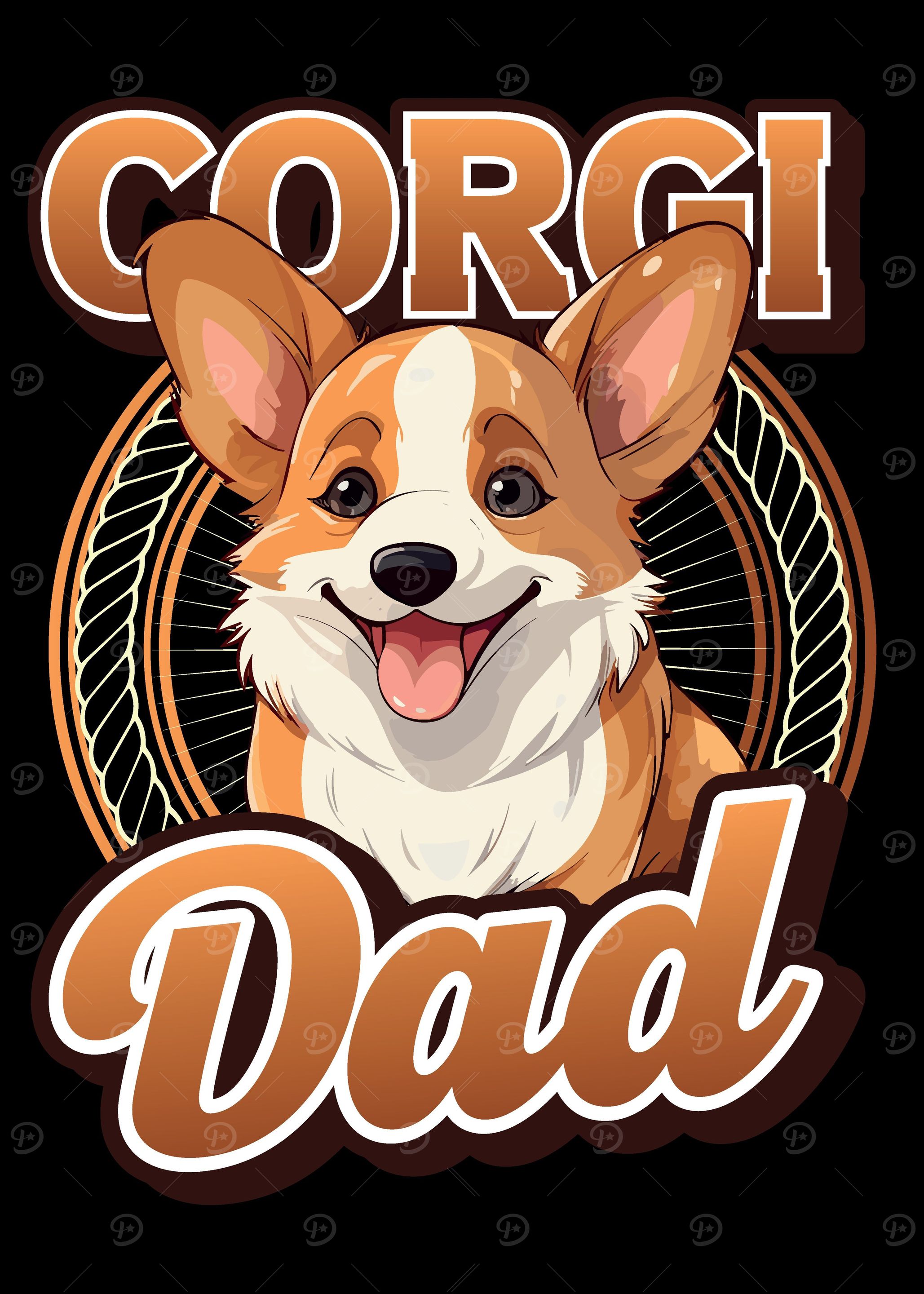 Corgi Dog Lover Corgi Dad