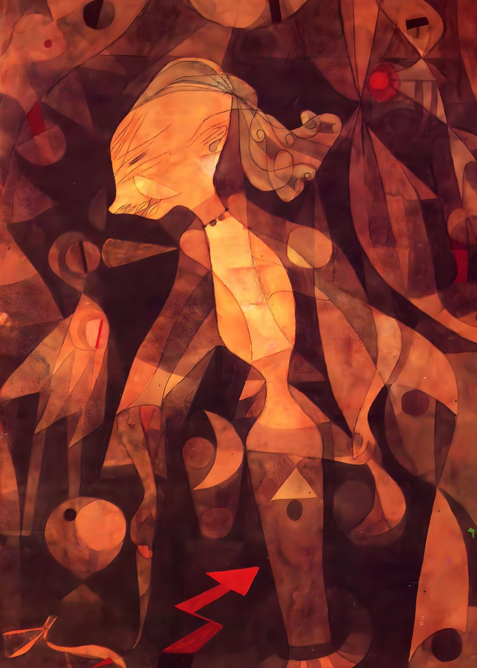 Abstract Girl by Paul Klee