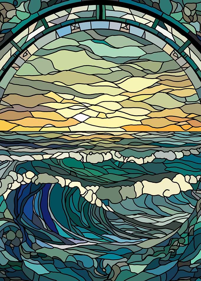 stained glass window