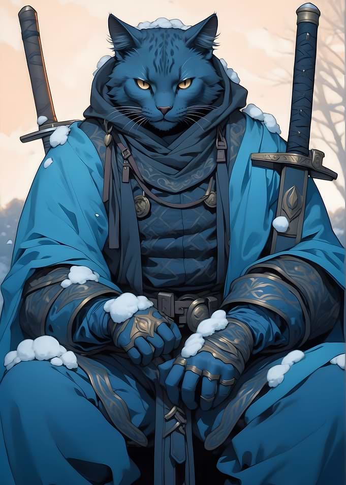 Samurai Cat