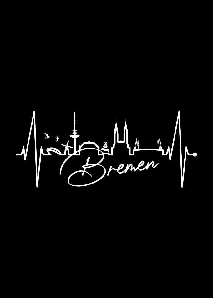 Bremen Skyline Herzschlag