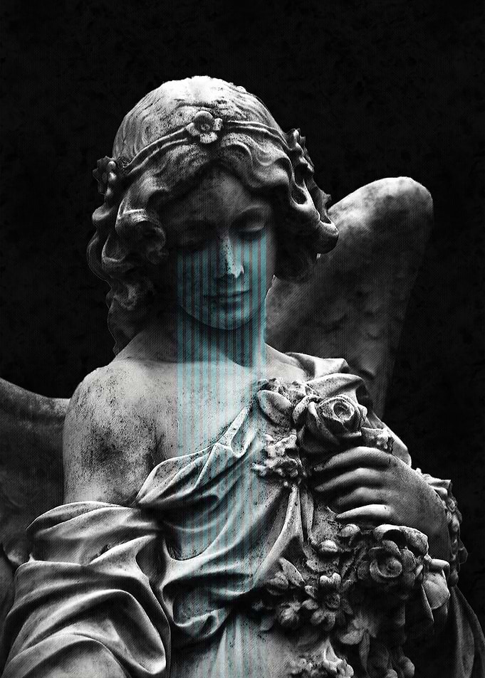Angel crying