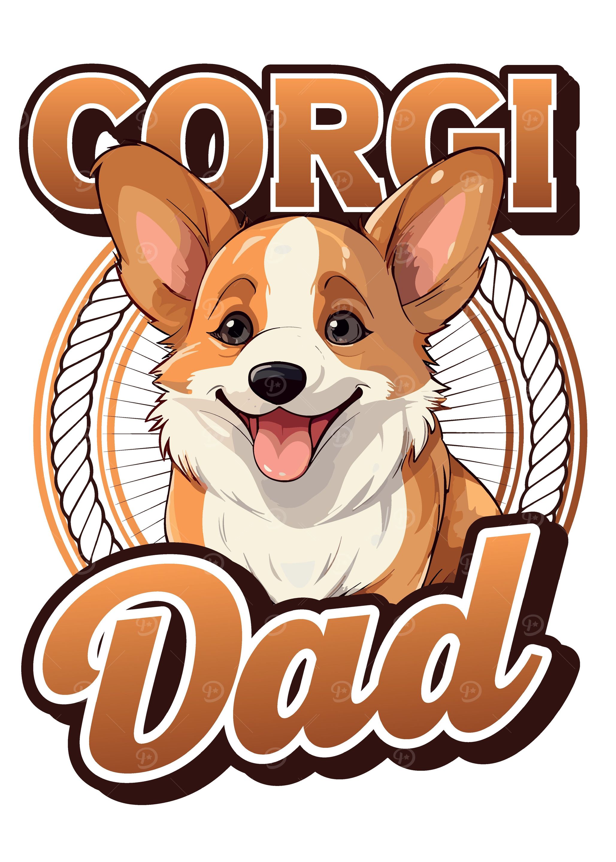 Corgi Dog Lover Corgi Dad