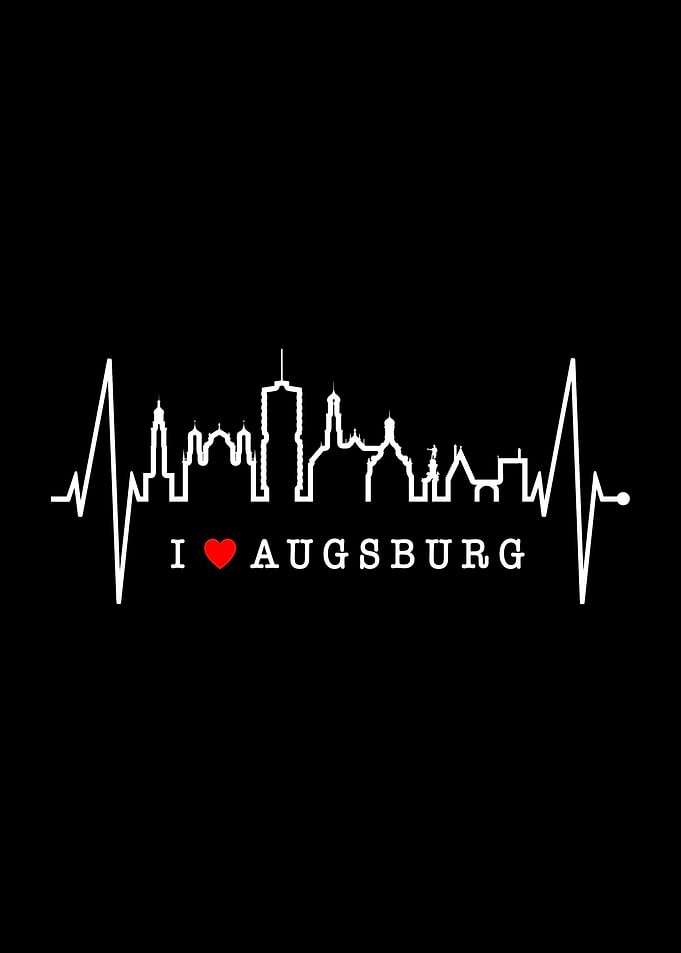 Augsburg Skyline Bayern