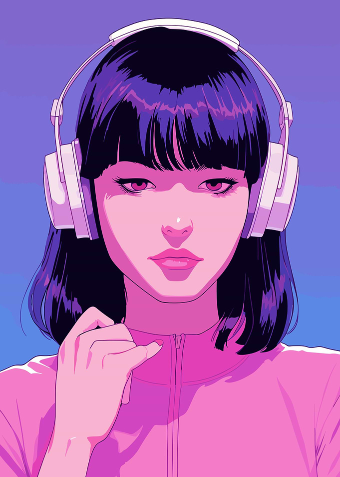 Lofi Pink Retro