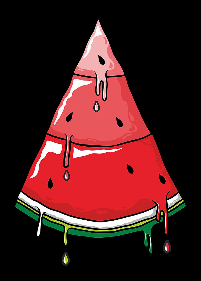 Watermelon Halves Drip