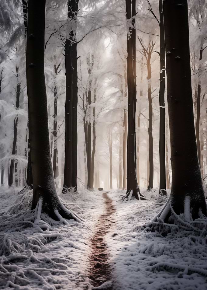 Snowy forest