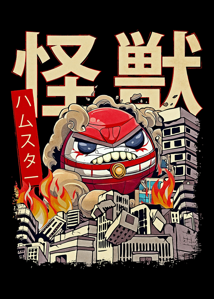 Kaiju Daruma Japanese