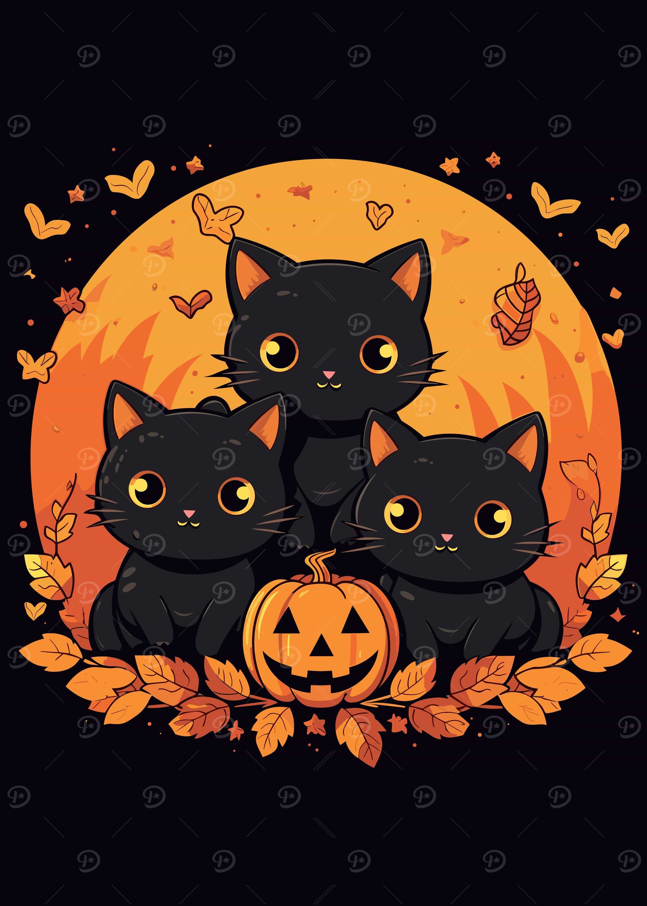 Halloween Black Cat