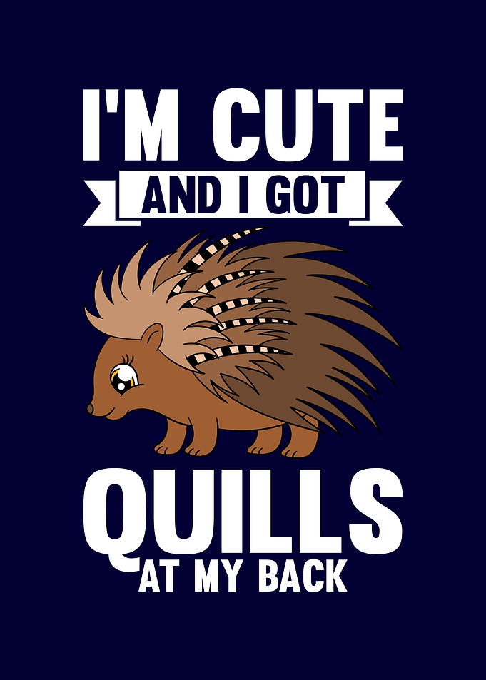 Cute Porcupine Funny