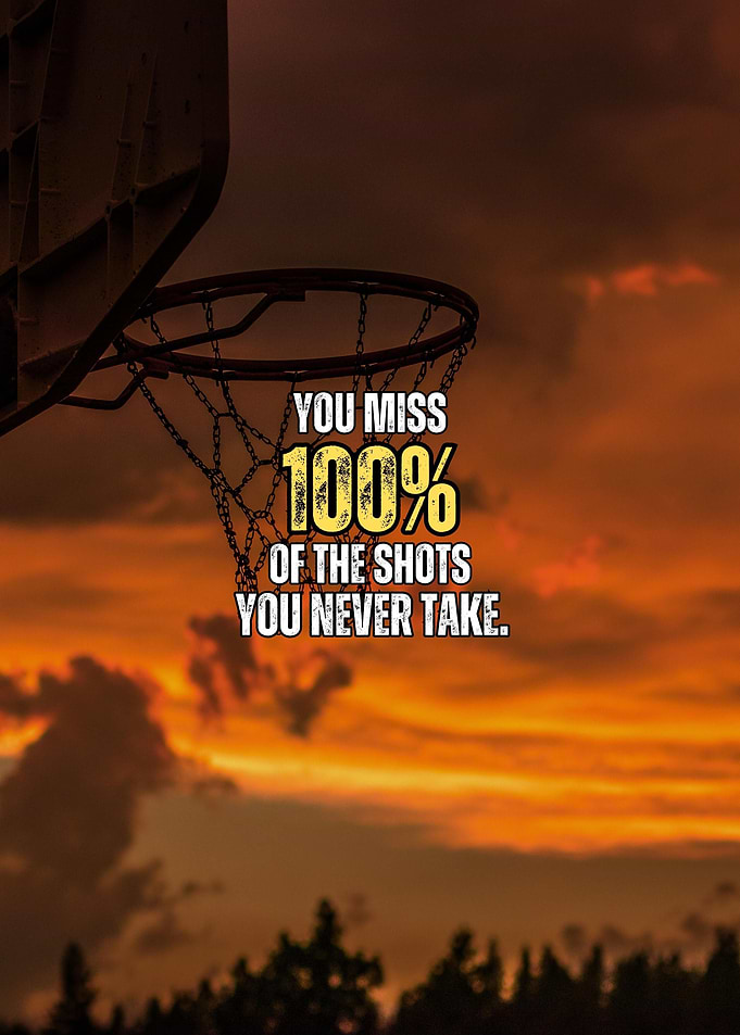 Basket Motivation Sunset