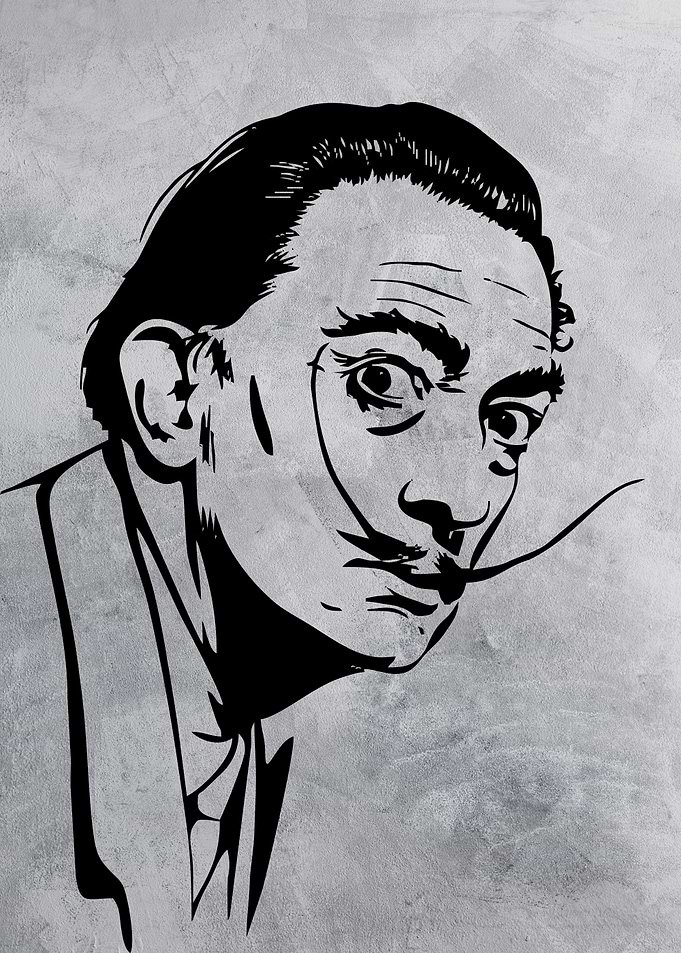 dali stencil art