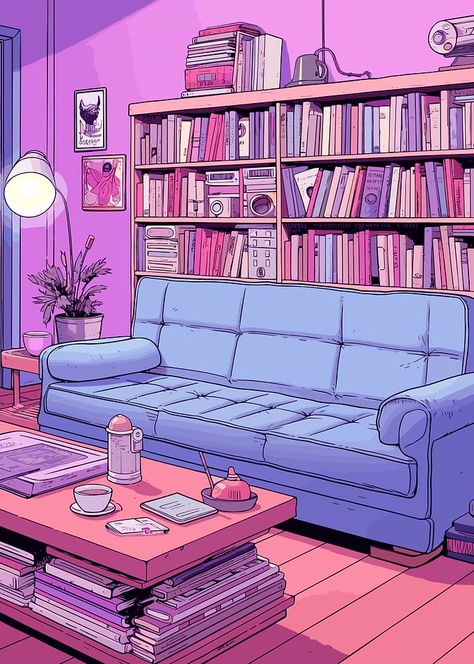 Lofi Pink Retro