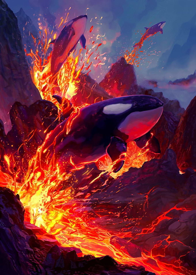 Lava Whales