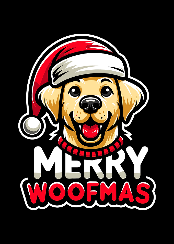 Xmas Dog Merry Woofmas