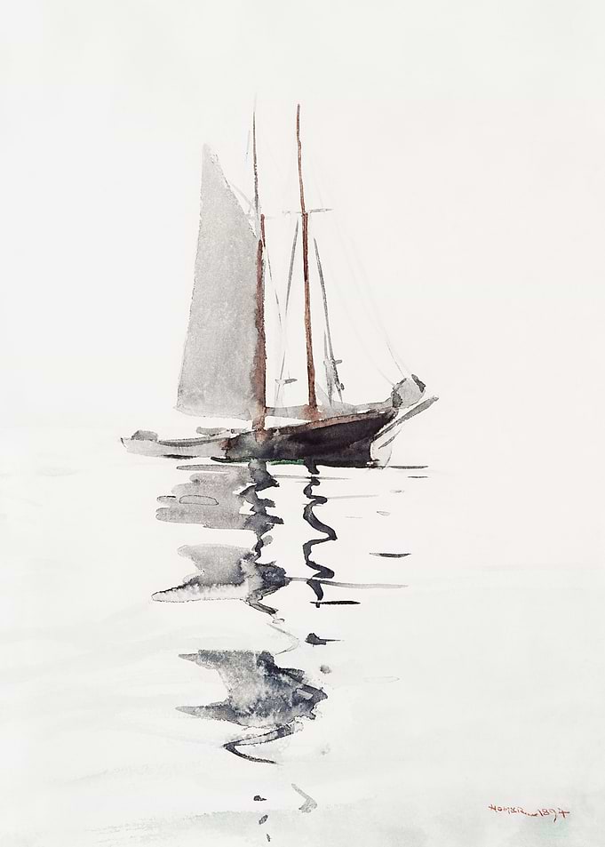 Two masted Schooner boat