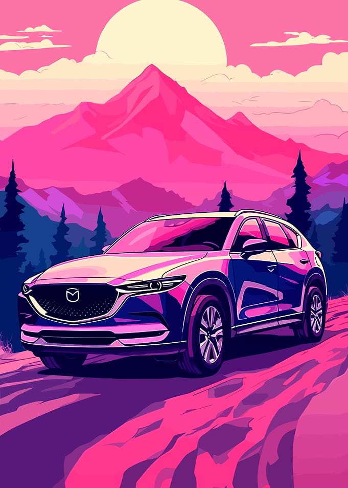 Car Retro Synthwave