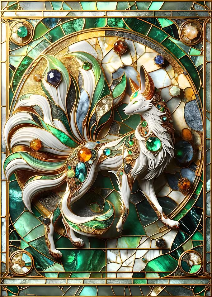 Nine Tailed Fox Kitsune