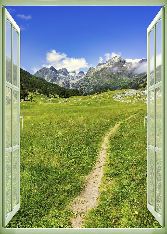Window view landscape