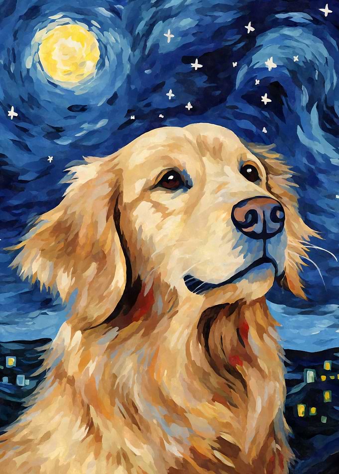 Golden Retriever Night