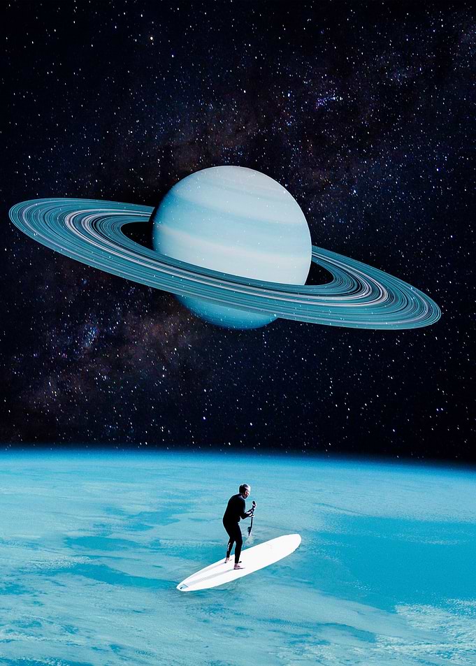 Surfing in Saturn
