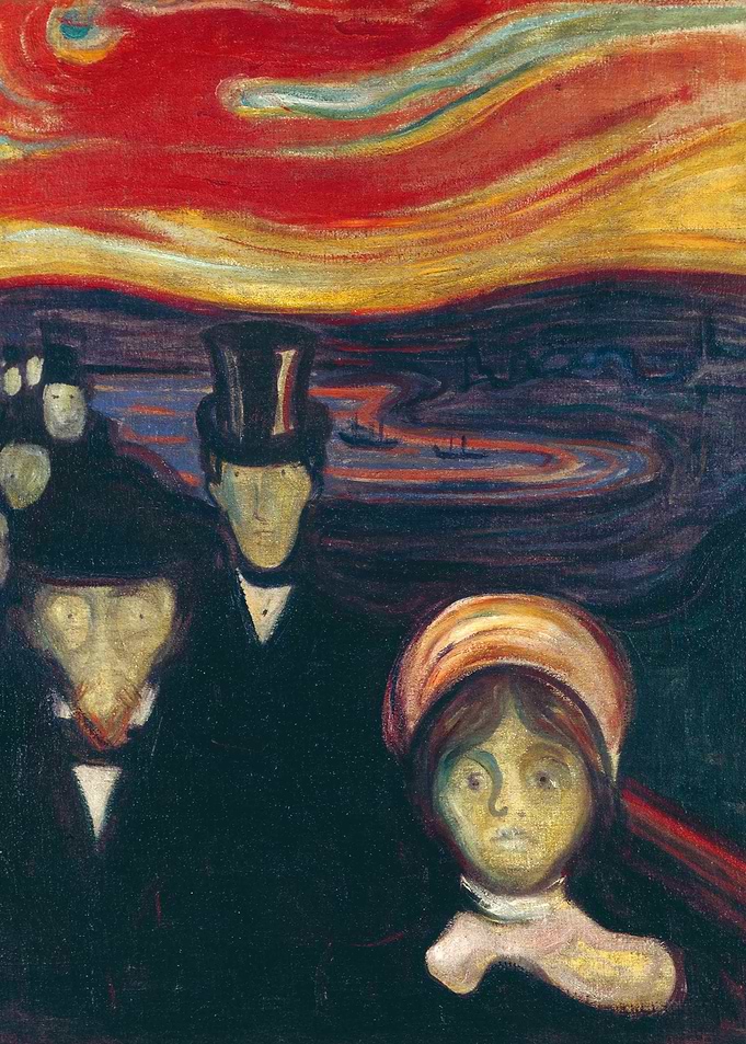 Abstract Anxiety by Munch