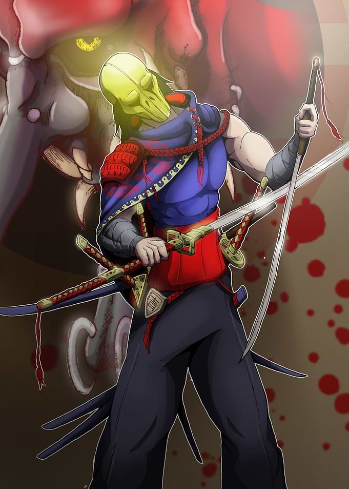 The Blue Sentinal Samurai