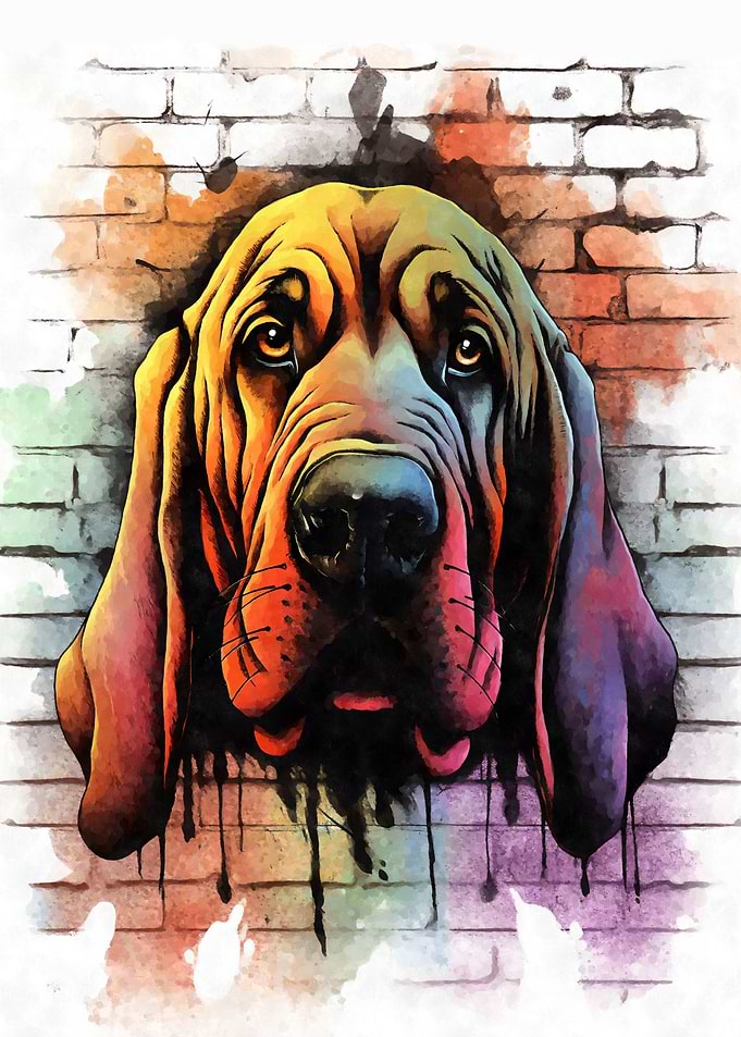 Bloodhound Graffiti