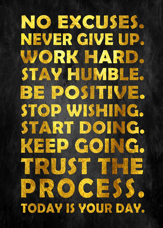Trust The Process Motivate