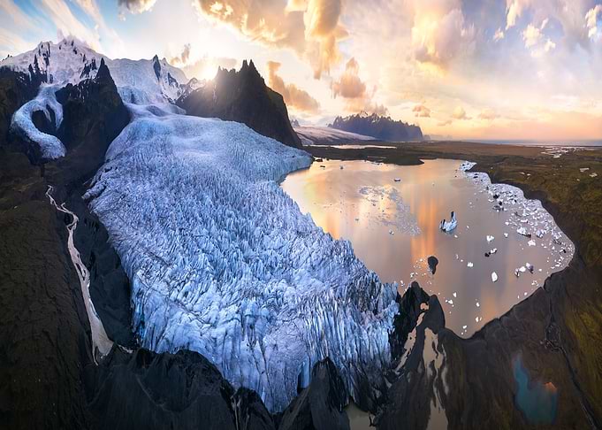 Dramatic Glacier View