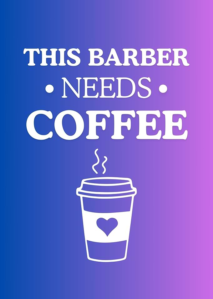 This Barber Needs a Coffee