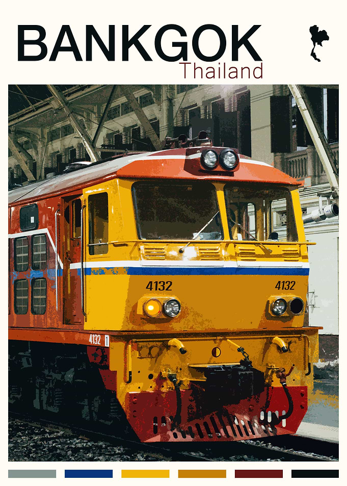 BANGKOK TRAVEL POSTER