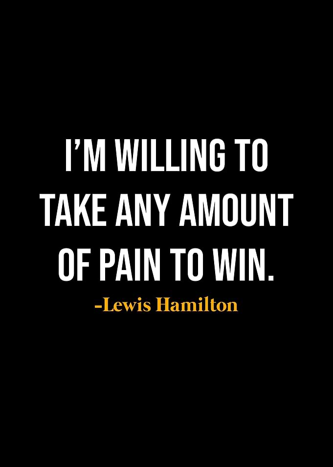 Lewis Hamilton Quotes