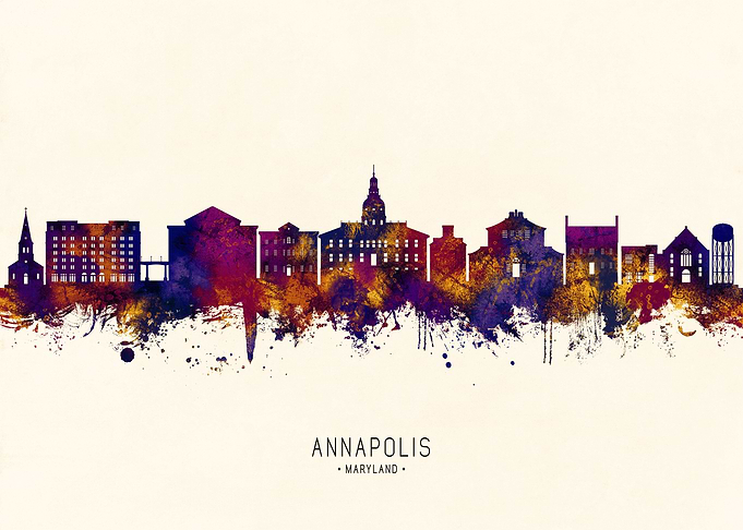 Annapolis Maryland Skyline