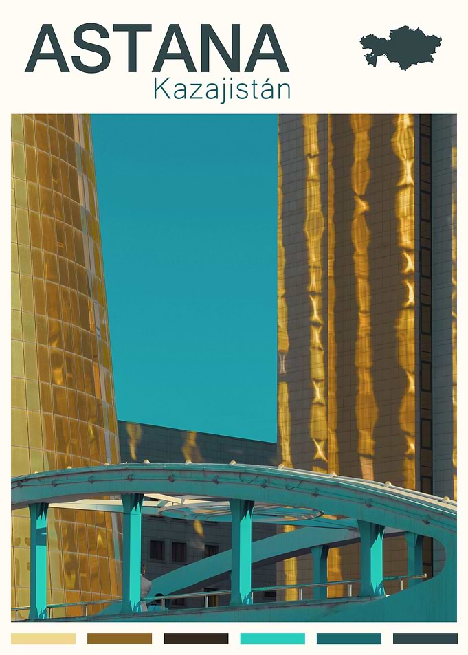 ASTANA TRAVEL POSTER