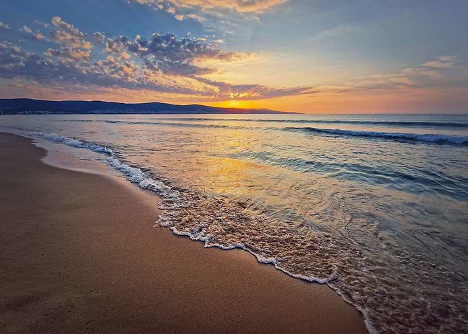 morning on the beach