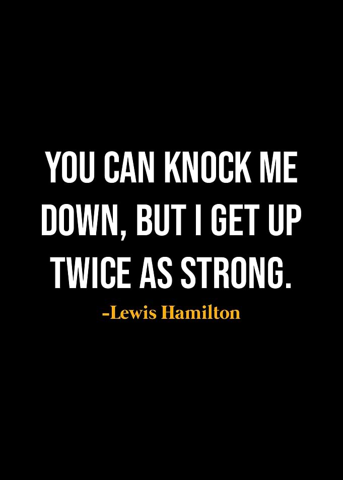 Lewis Hamilton Quotes