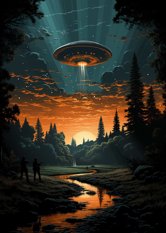 Vintage Garden UFO