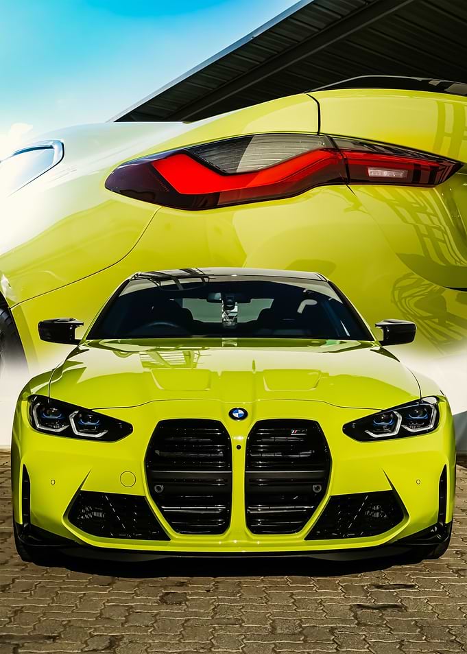yellow German car