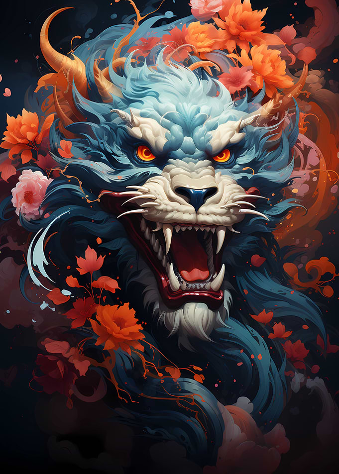 Chinese Dragon Painting 1