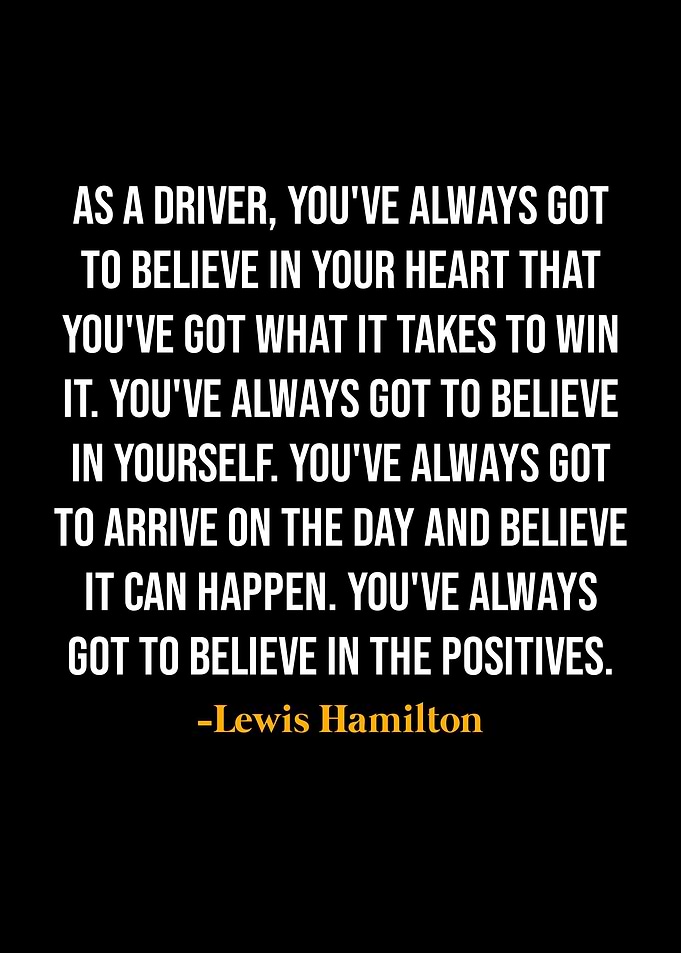 Lewis Hamilton Quotes