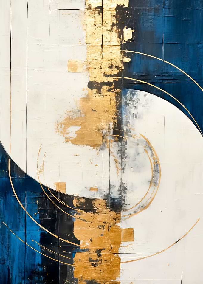 ABSTRACT ART Blazing Sun