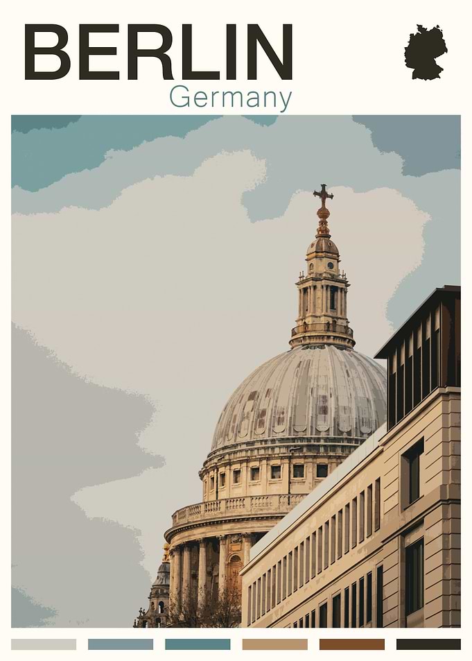 BERLIN TRAVEL POSTER
